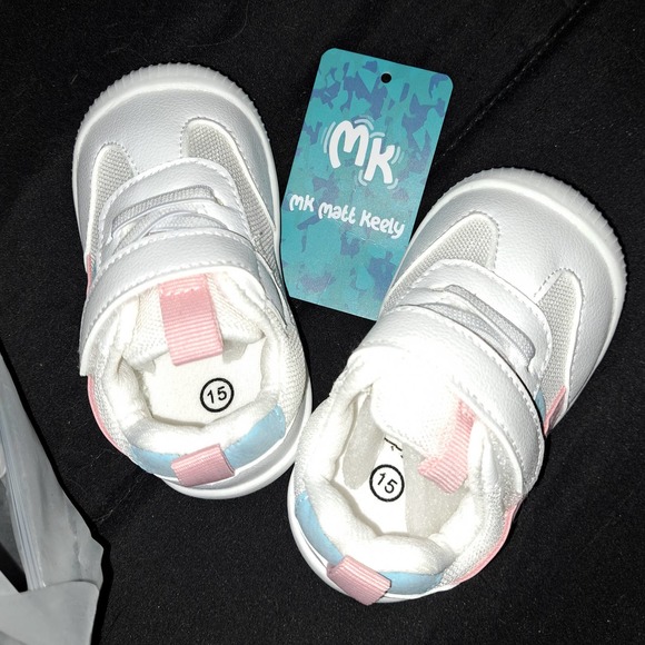 MK MATT KEELY Baby Lauflernschuhe | PU Leder Sneaker Mit Anti-Rutsch Sohle | Für 1 Jahr Alte Kinder